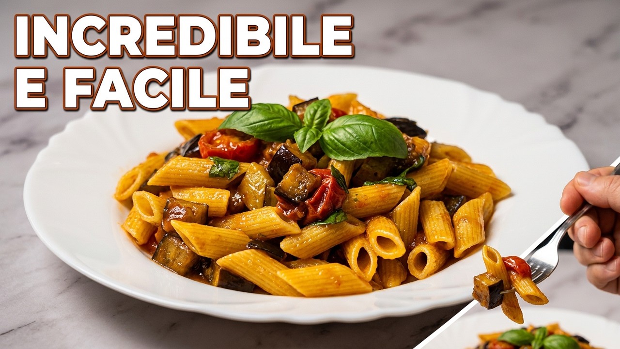 Questa pasta alle melanzane è incredibile | Ricetta facile