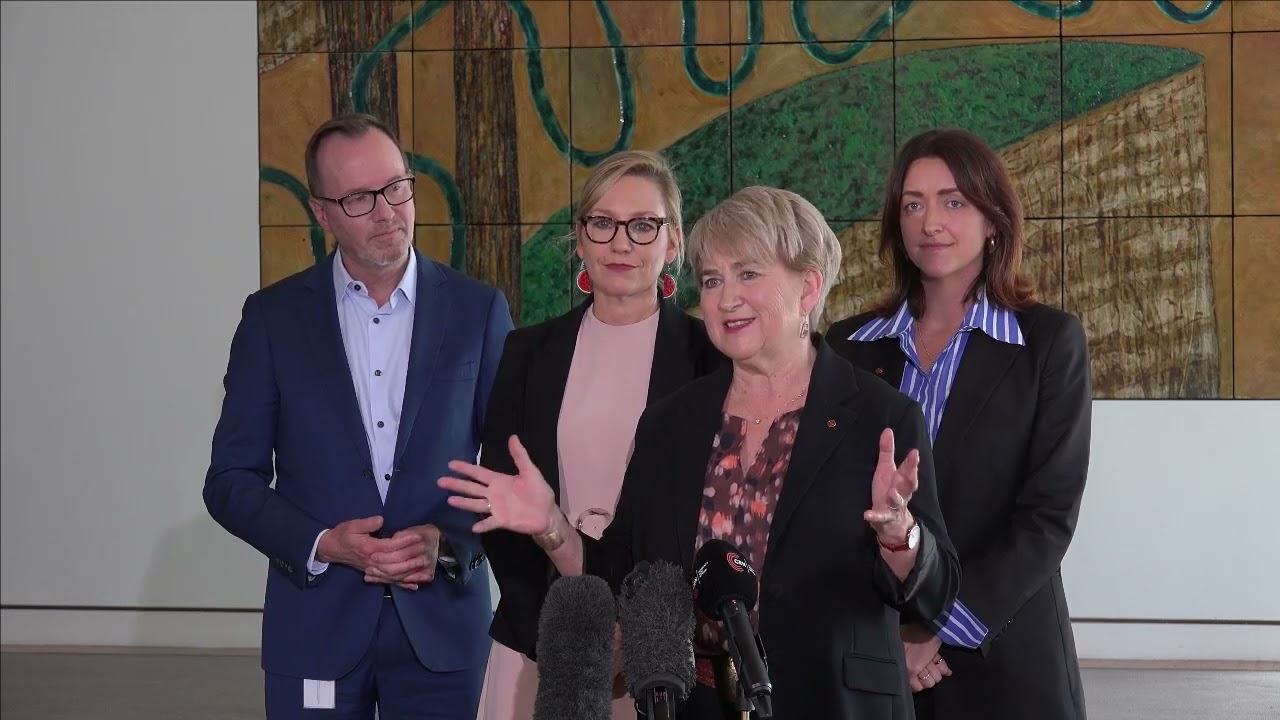 Senator Larisa Waters Leader of the Greens Press Conference