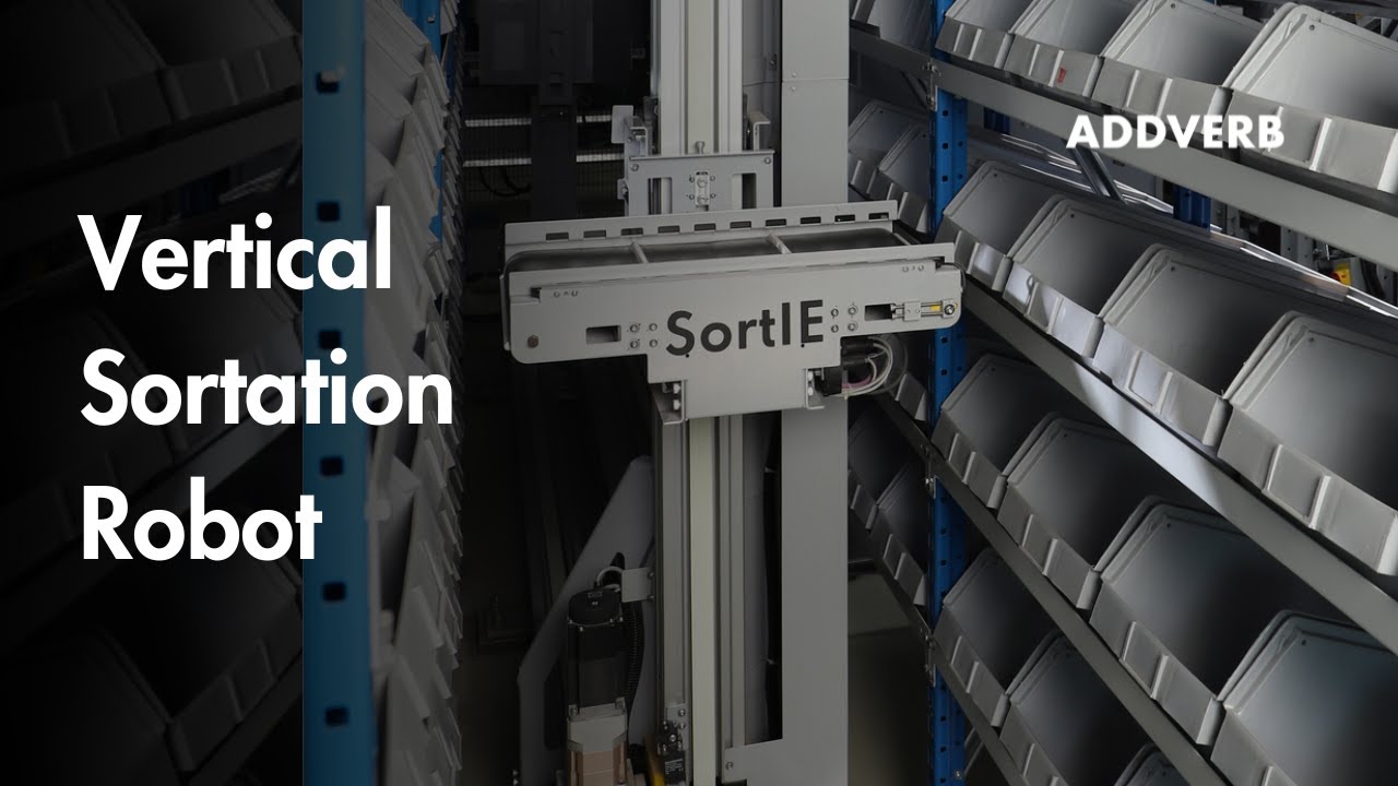 SortIE : Vertical Sortation Robot | Narrow Aisle Sorting | Addverb
