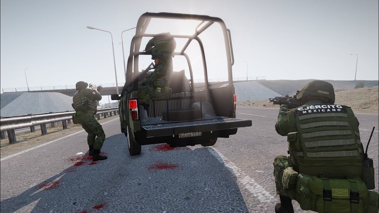 ARMA 3 MEXICO EMBOSCADA AL EJERCITO MEXICANO | CLAN QUETZACOATL | TRONY DE SANTA