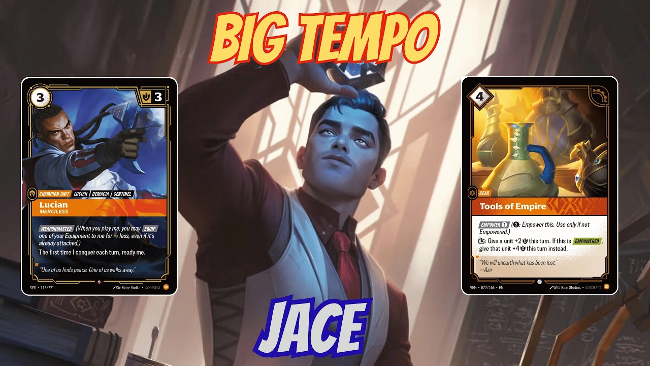 Эта колода Джейса &mdash; ПОТРЯСАЮЩАЯ! ll Riftbound Vendetta Jayce Tempo