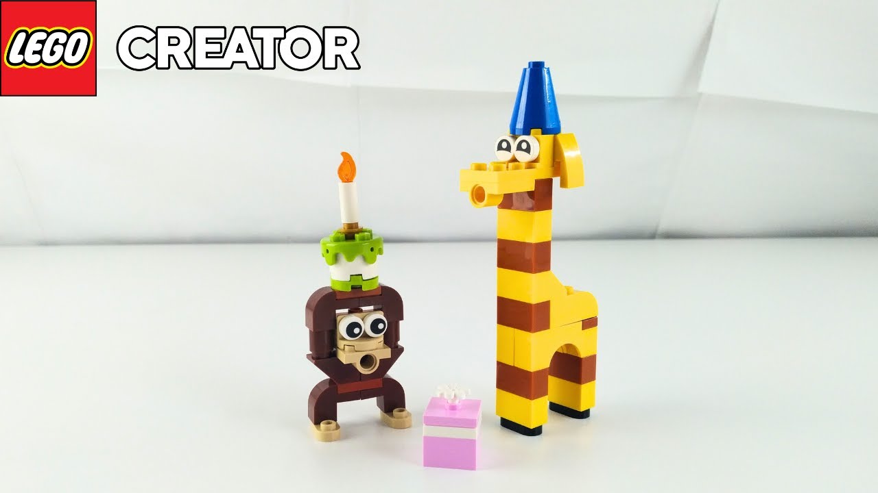 LEGO CREATOR 30689 Birthday Party Animals - Lego Speed Build