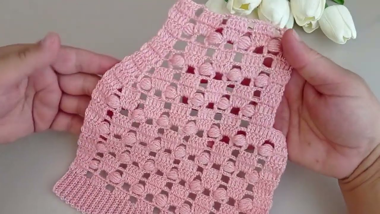 💖 Görenin Hemen Örmek İstediği Örgü Modeli✨ Zarif Ajurlu | Her Yere Uyar Yeni Başlayanlara Uygun
