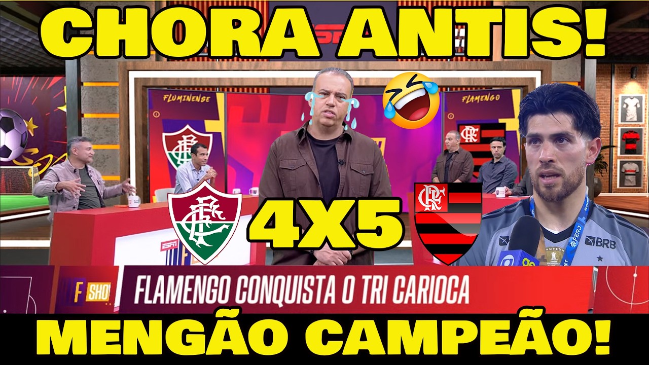 OS ANTIS PIRAM COM MAIS UM TÍTULO DO MENGÃO! FLUMINENSE 0 (4)x(5) 0 FLAMENGO.