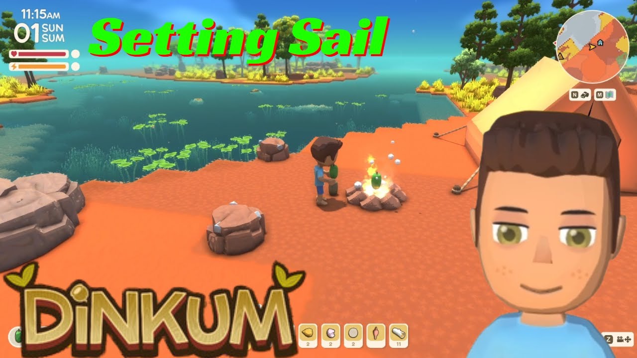 Dinkum Day 1 | Setting Sail To Lands Unknown | The Daily Dink | Dinkum 1.0