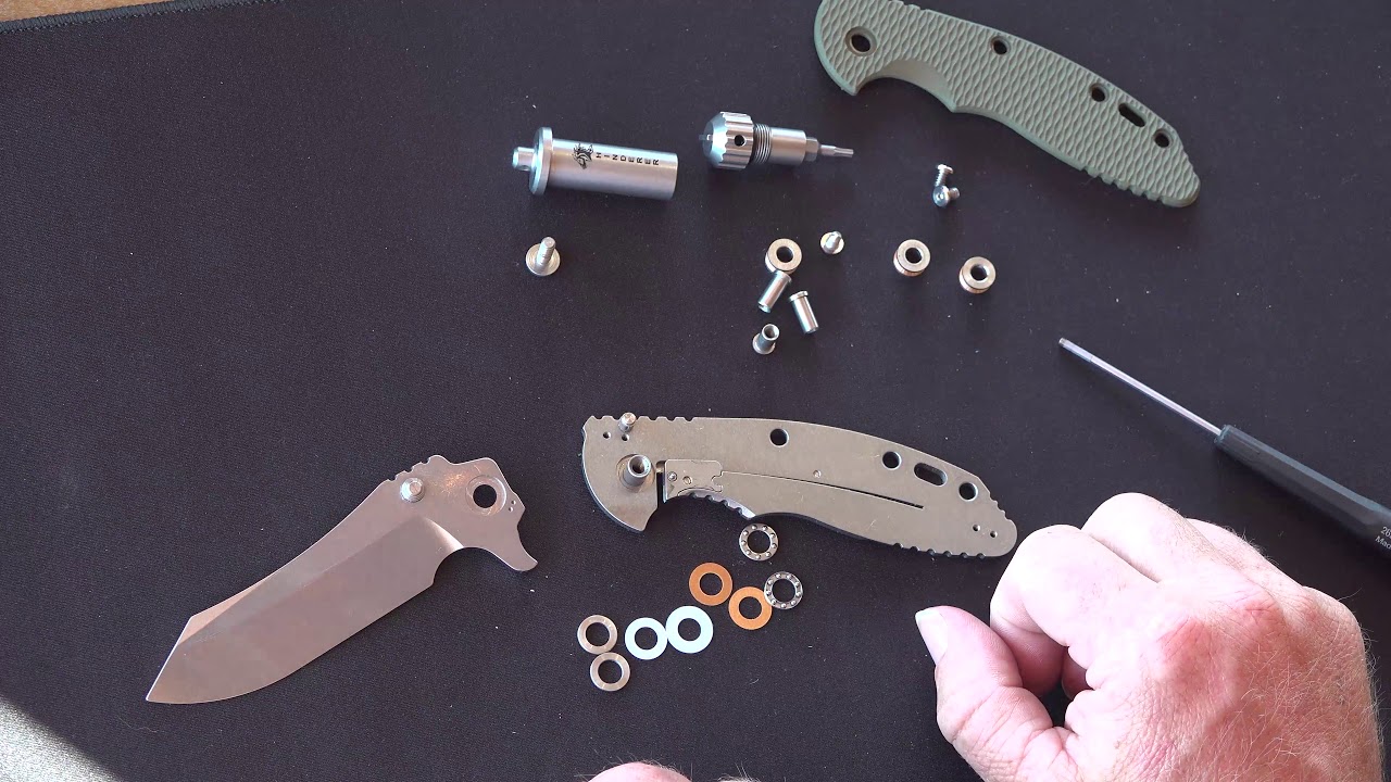 Hinderer Knives Tri-Way Pivot system explain