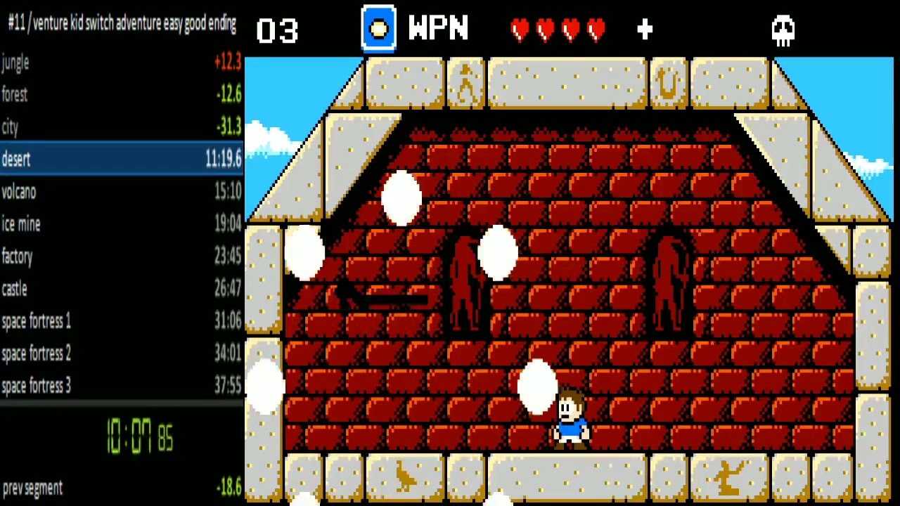 venture kid (switch) adventure easy good ending in 32:14