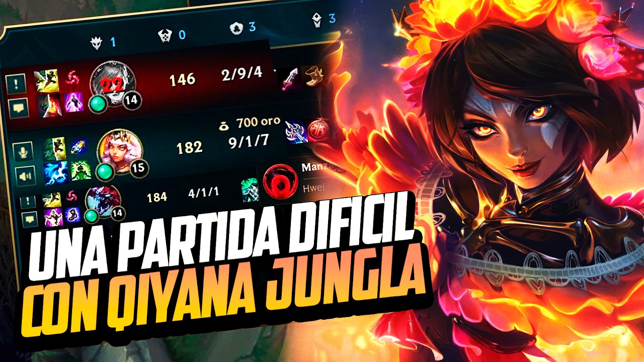 🔥 ¡Voy QIYANA JUNGLA... ¿y me toca THEBAUFFS?! | QIYANA JG S16 🔥