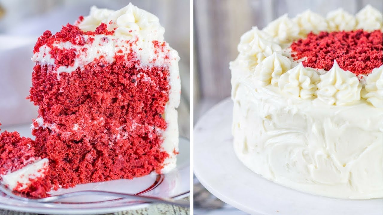 Sour Cream Red Velvet Cake Recipe