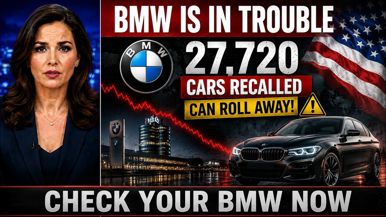 BMW ТОЛЬКО ЧТО ОТЗВАЛА 27 720 АВТОМОБИЛЕЙ &mdash; Они могут СКАТИТЬСЯ!