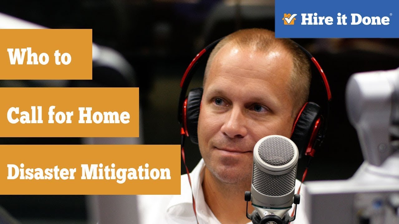 Who to Call for Home Disaster Mitigation