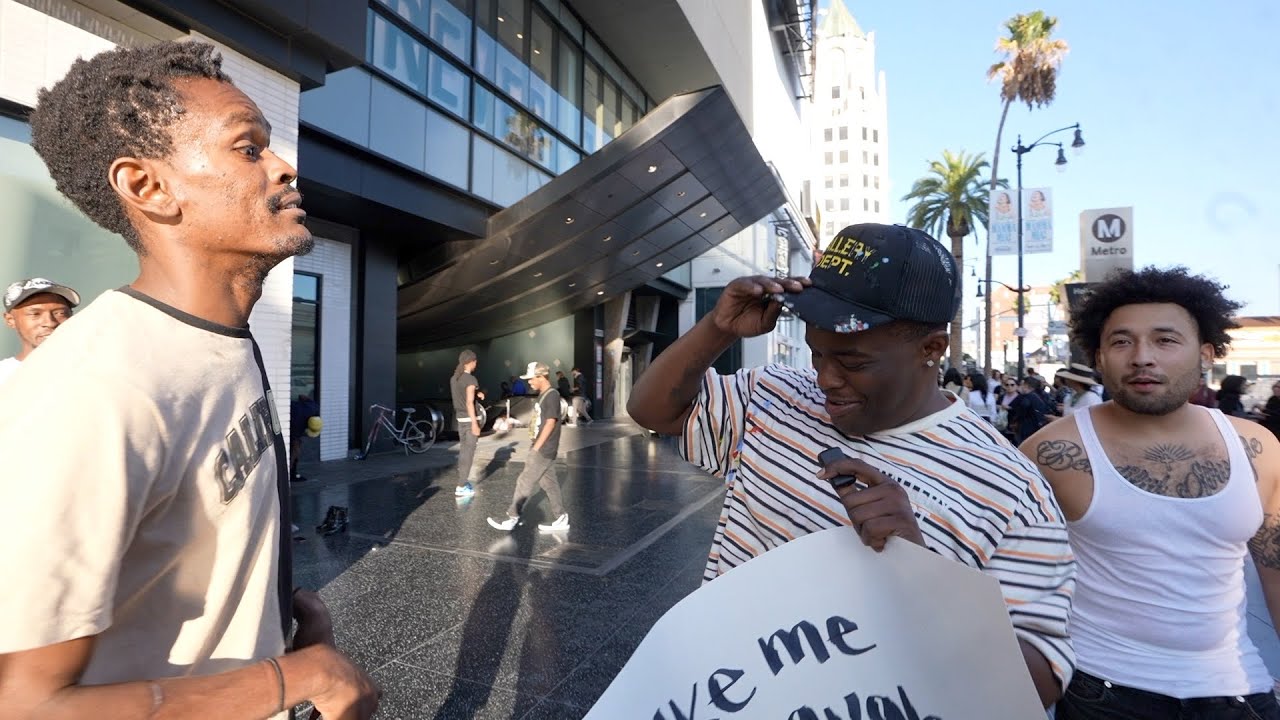 When Tryna Give Money Away In Hollywood Goes Wrong 😳