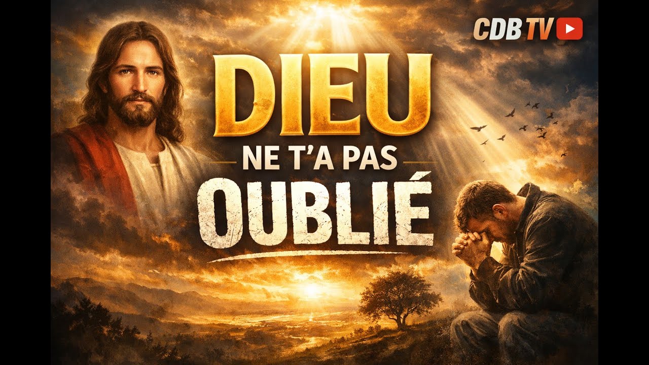 Dieu ne t'a pas oublié #jesuslovesyou #christianmusic #gospelmusic #god #cdbtv