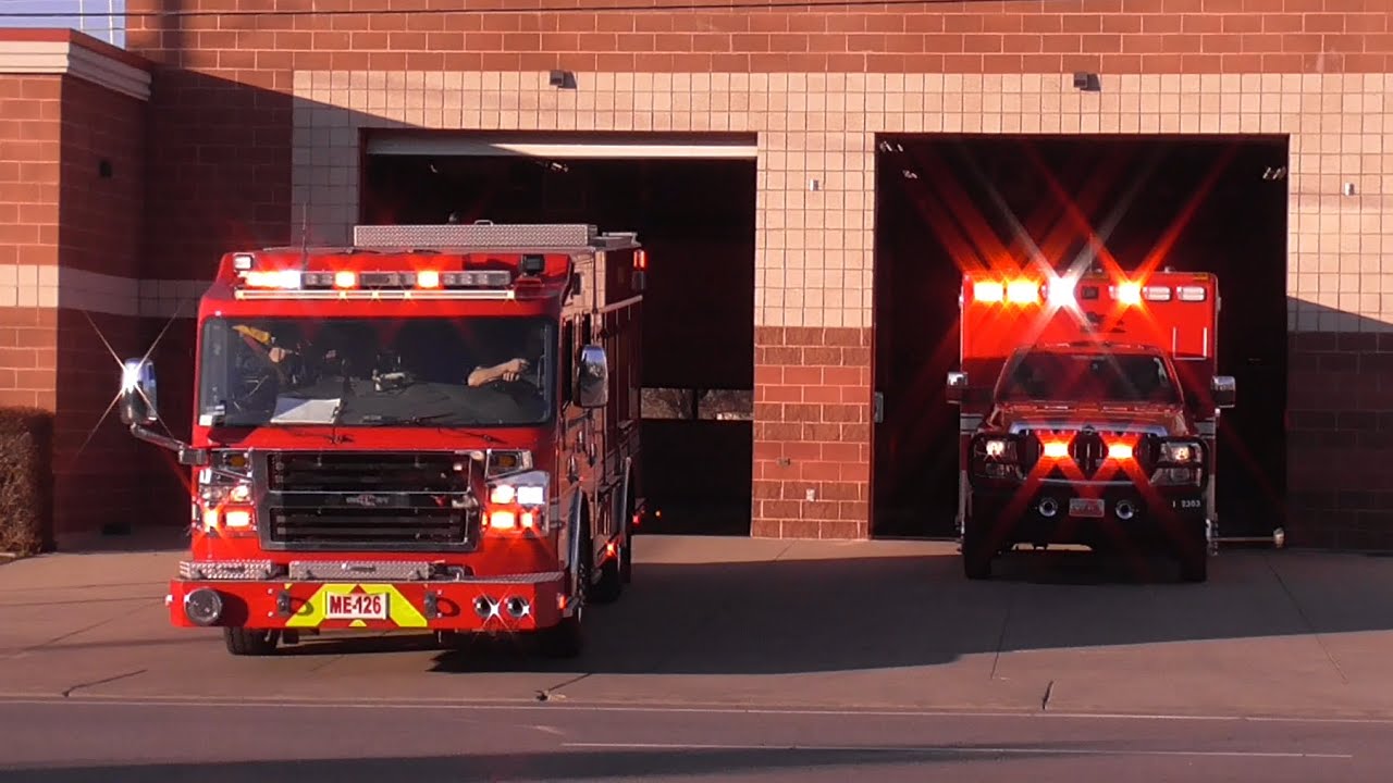 *Screaming Q + Major Air Horn!* Unified Fire Authority Engine & Ambulance 126 Responding