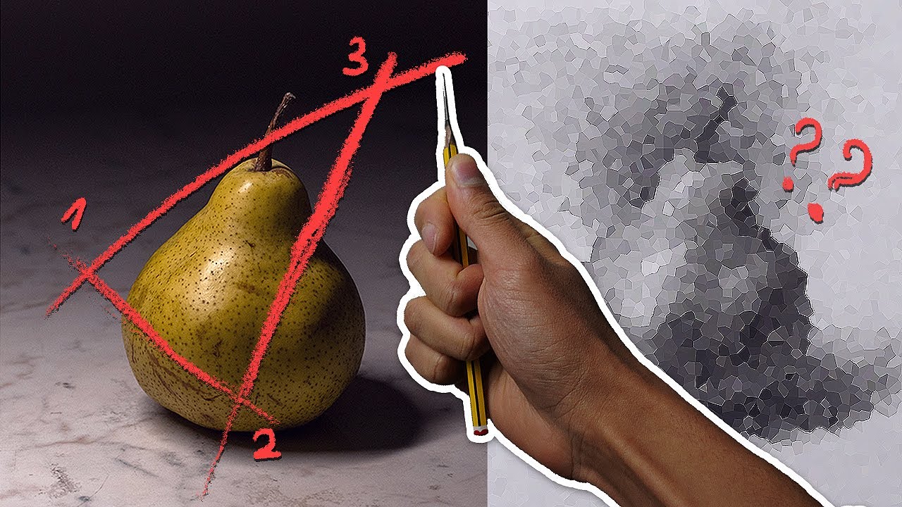 Trucco segreto per rispettare le proporzioni: TRIANGOLAZIONE | Lezione di DISEGNO ARTISTICO