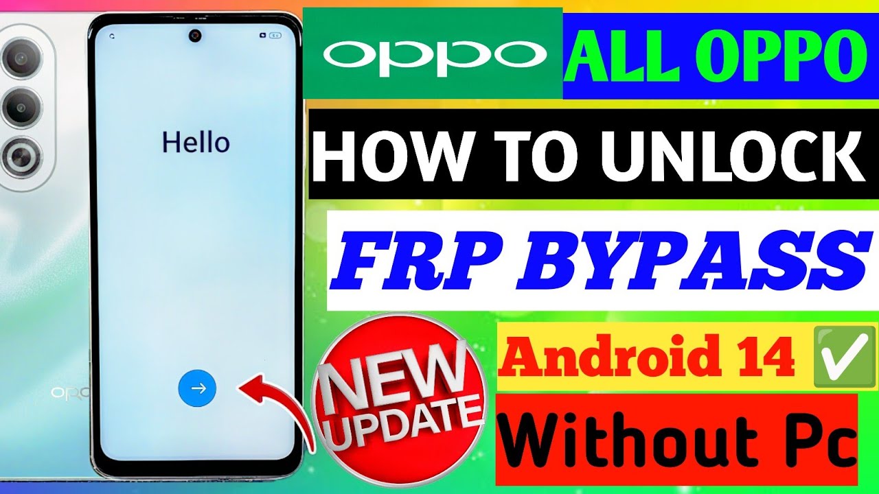 OPPO All MODEL FRP BYPASS android 12/13/14/15 2025-2026