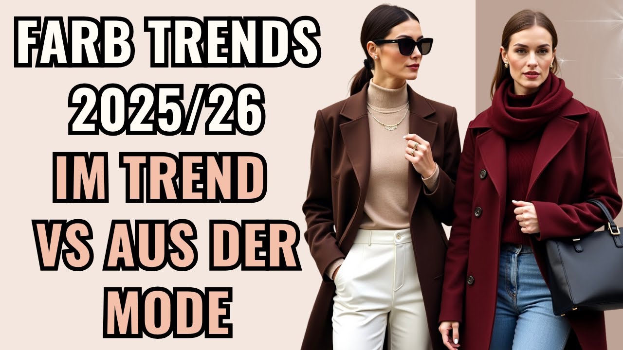 Was ist im Trend und was ist out: Die gr&ouml;&szlig;ten Farbtrends f&uuml;r Herbst/Winter 2025/26