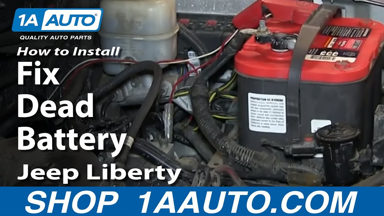 How To Replace Battery 02-07 Jeep Liberty