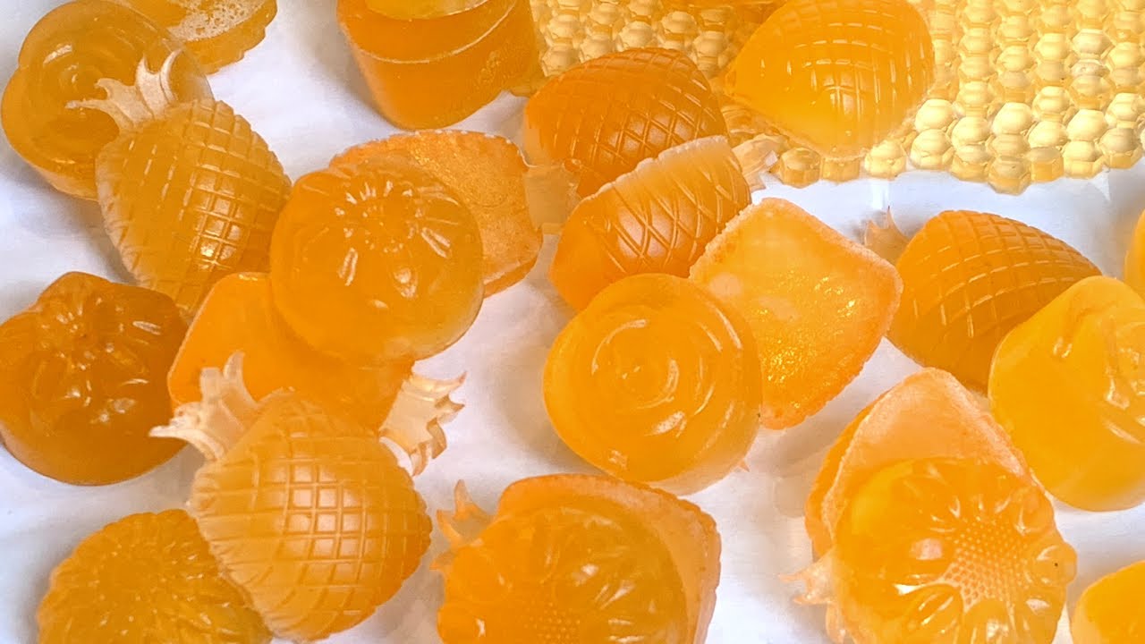 Orange Gummy Candy Recipe. Jelly Candy Recipe