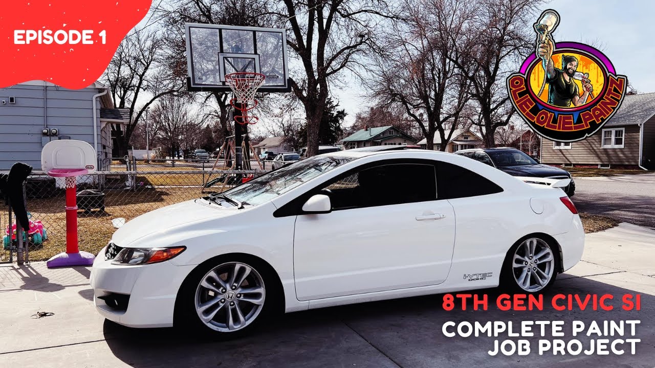 Repainting my 8th Gen Civic Si! Episode 1