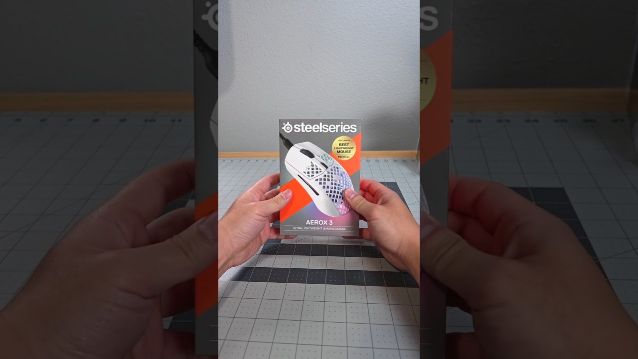 Steelseries Aerox 3 Gaming Mouse Unboxing