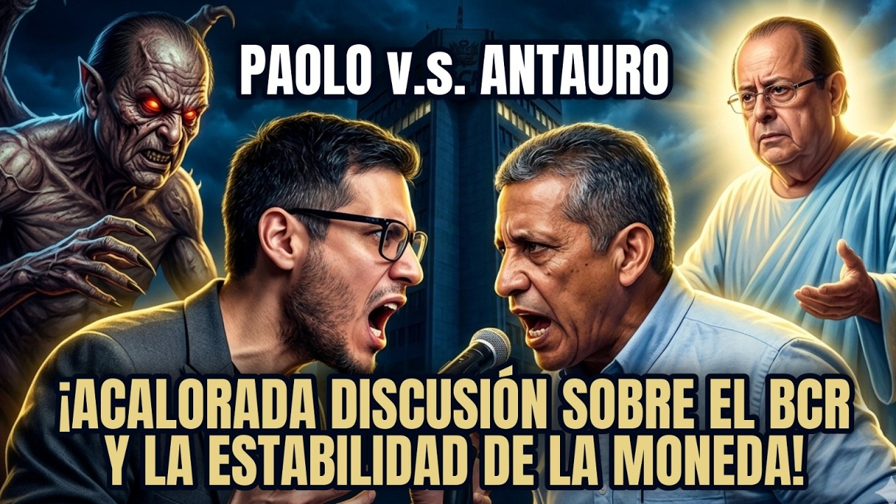 Paolo Benza y Antauro Humala tienen acalorada discusión sobre el papel de Julio Velarde y el BCR