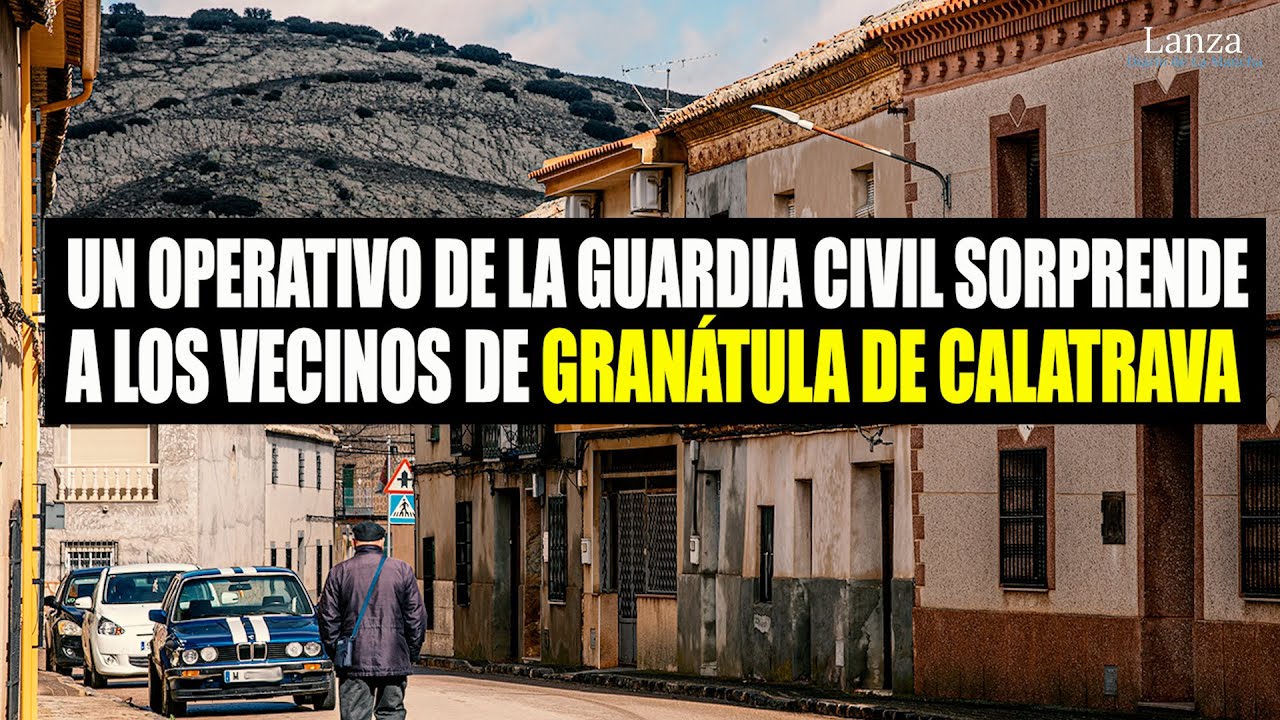 Un operativo de la Guardia Civil sorprende a los vecinos de Granátula de Calatrava