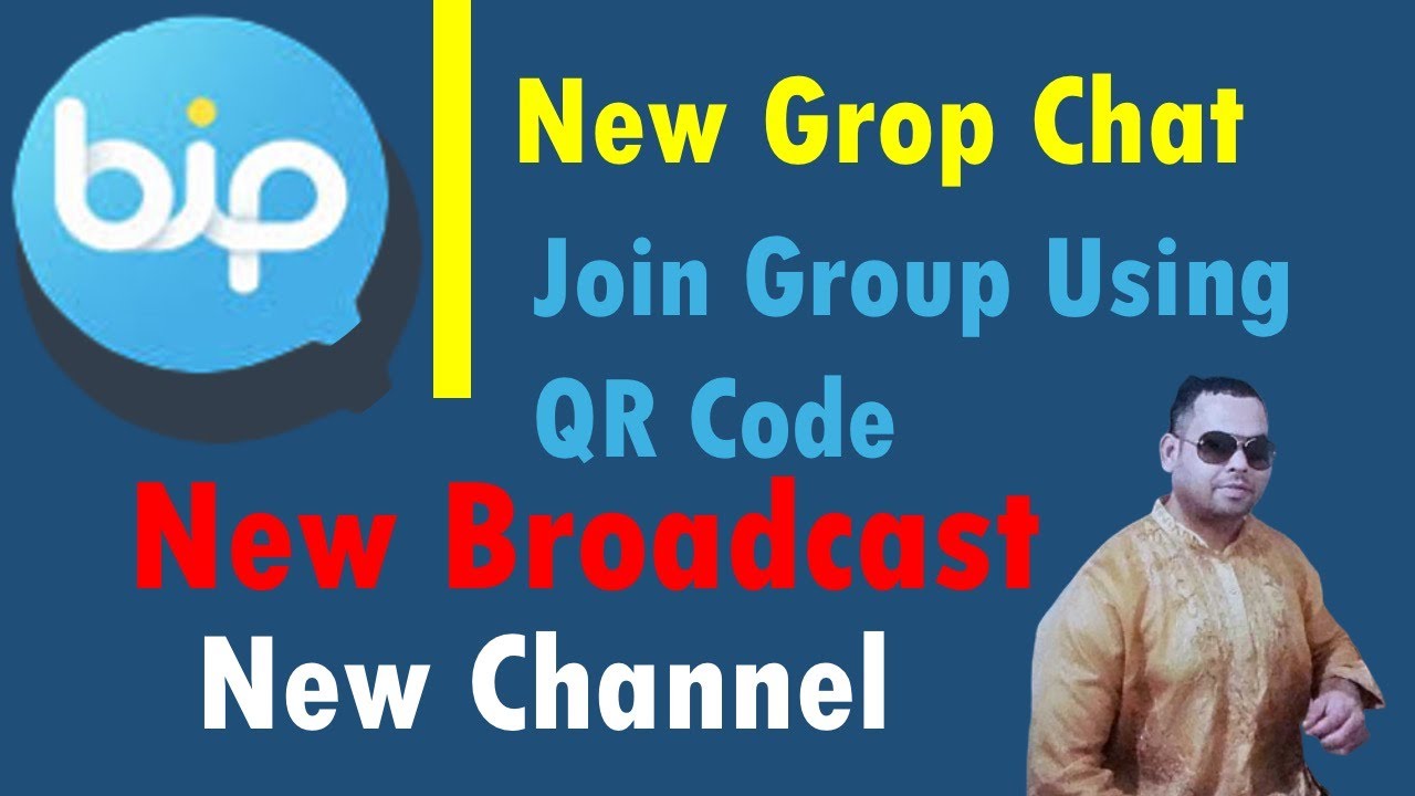 How to open BIP New Group Chat Broadcast New channel