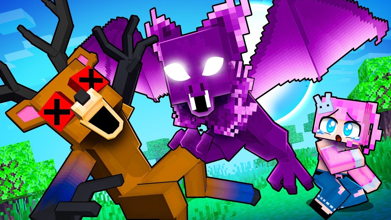 Playing Minecraft as a PROTECTIVE BAT!