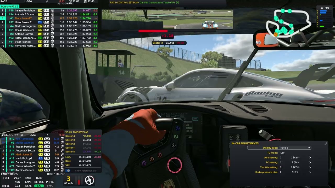 Iracing Porsche Cup Interlagos P1