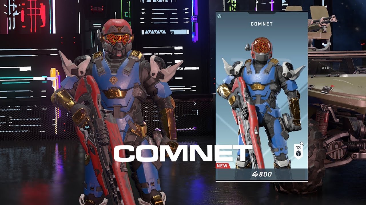 They unvaulted this SPI armour and coating - COMNET - Halo Infinite Store