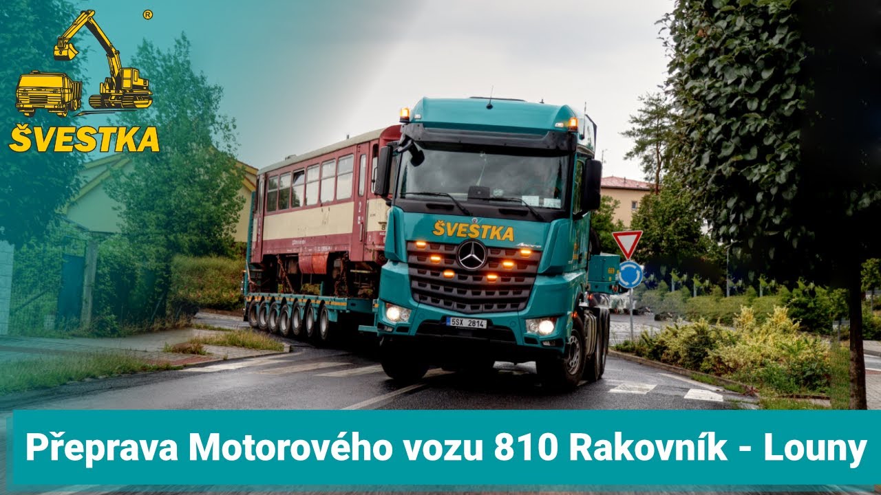 Nadrozměrná přeprava - Motorový vůz 810 - Pavel Švestka s.r.o.