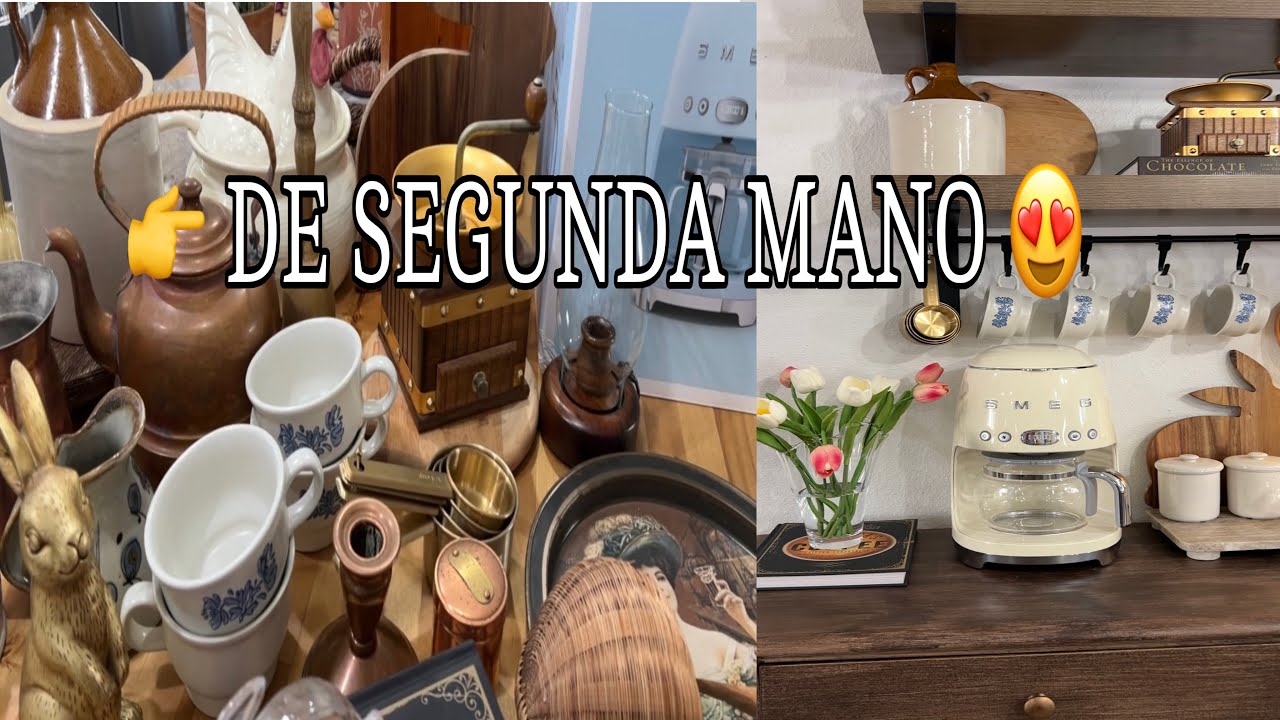 Coffee Bar Thrifted Makeover DIY | Estación de Café Económica