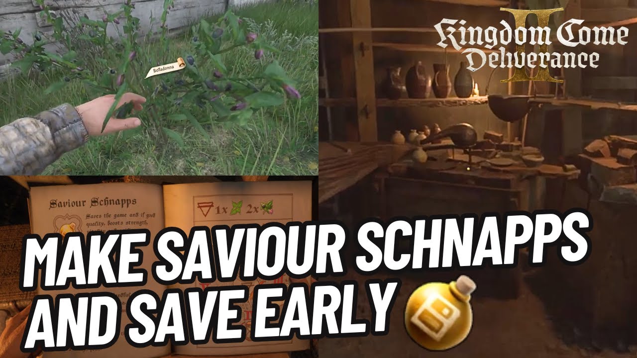 Kingdom Come Deliverance 2 – How to make Saviour Schnapps and save in Troskowitz