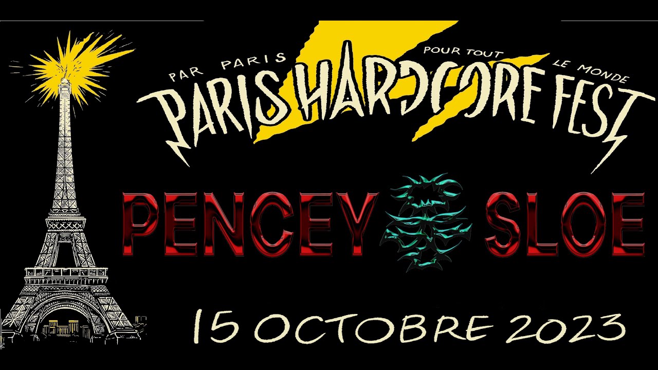 PENCEY SLOE (Fr) live Paris Hardcore Fest #3, @ L'ESS'pace  14 10 2023