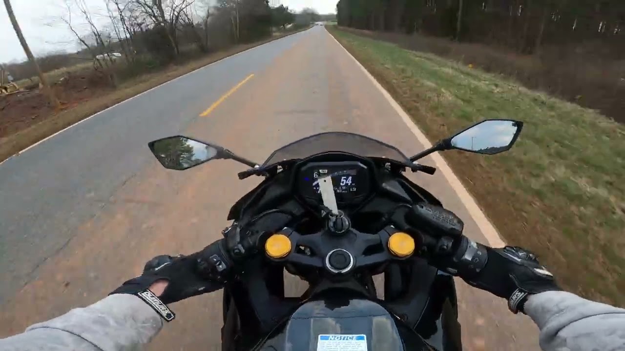 FIRST RIDE ON MY NEW ZX4R (AMAZING)