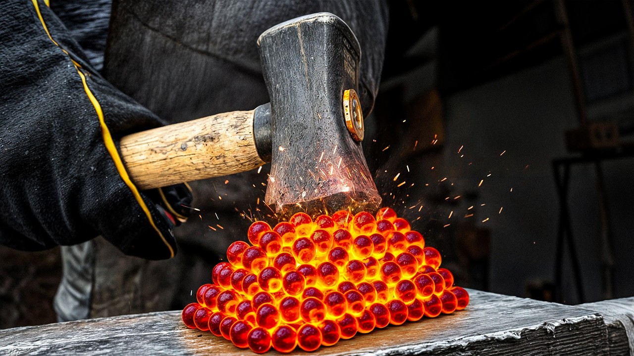 150 Steel Balls to Kukri Knife: Handmade Forging and Epic Finish