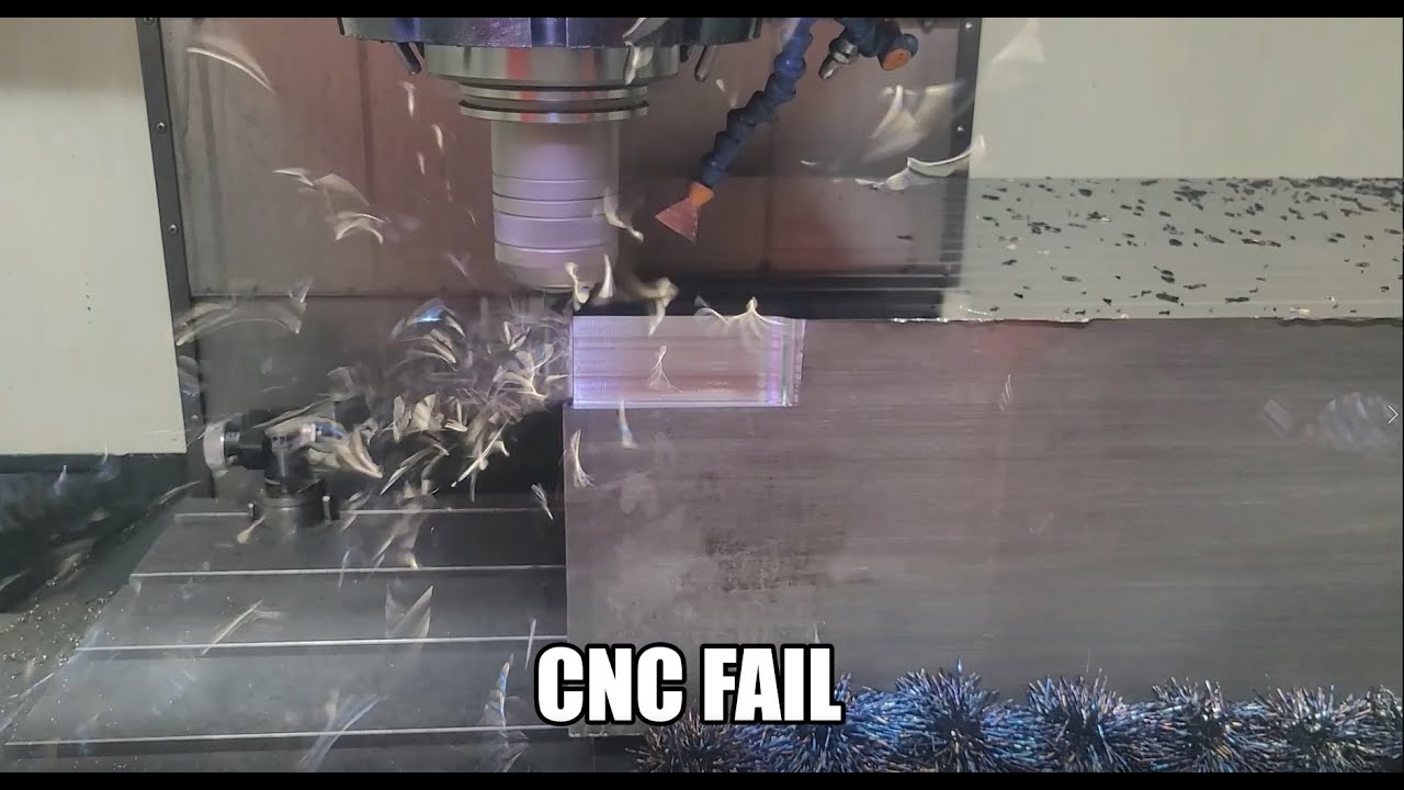 💣 CNC FAIL AFTER ROUGHING THE CONTOUR 💥