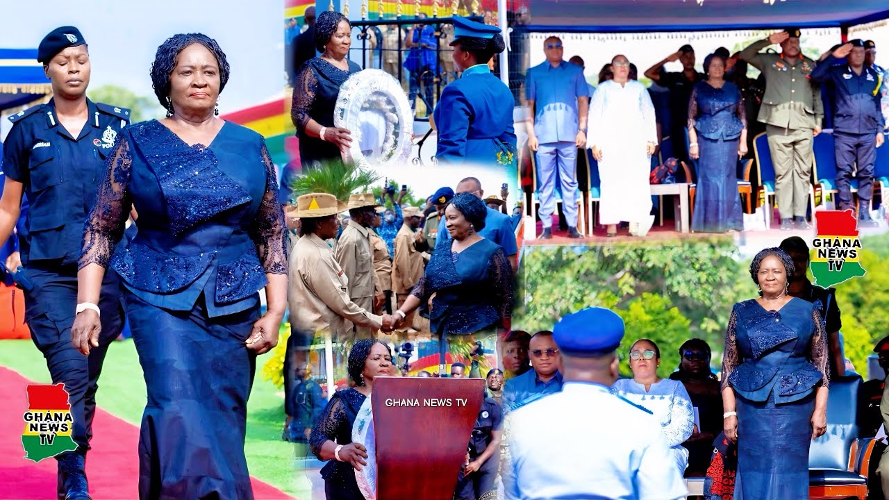 Veep Jane Naana arrives at the Nationalism Park to observe the 28th February Crossroads shooting