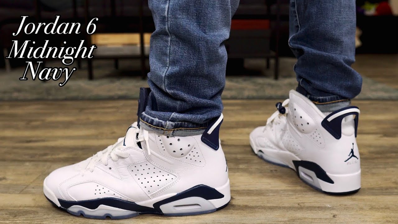 Jordan 6 Midnight Navy Review and On Foot