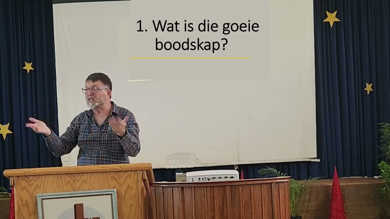 Goeie boodskap vir jou! Jesus jou Verlosser is gebore!