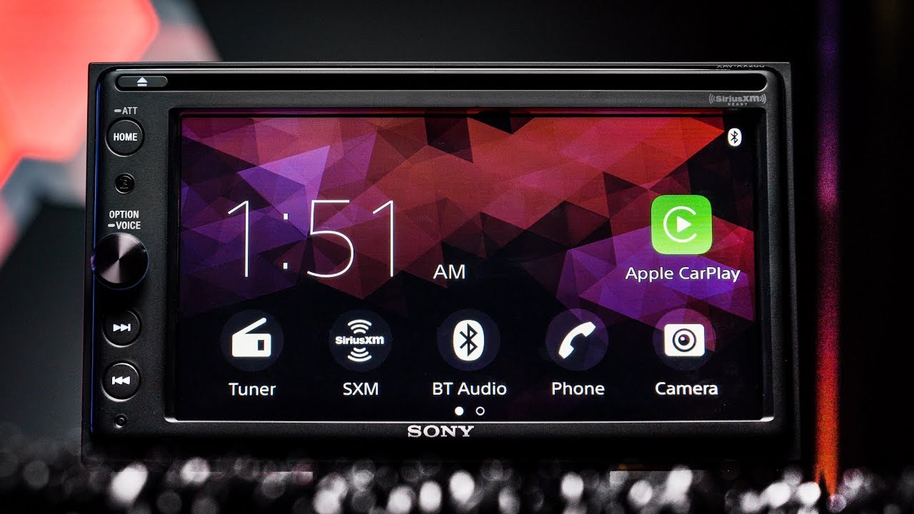 Sony XAV-AX200SXM - Apple Carplay & Android Auto - SiriusXM Included - Google Maps & Waze