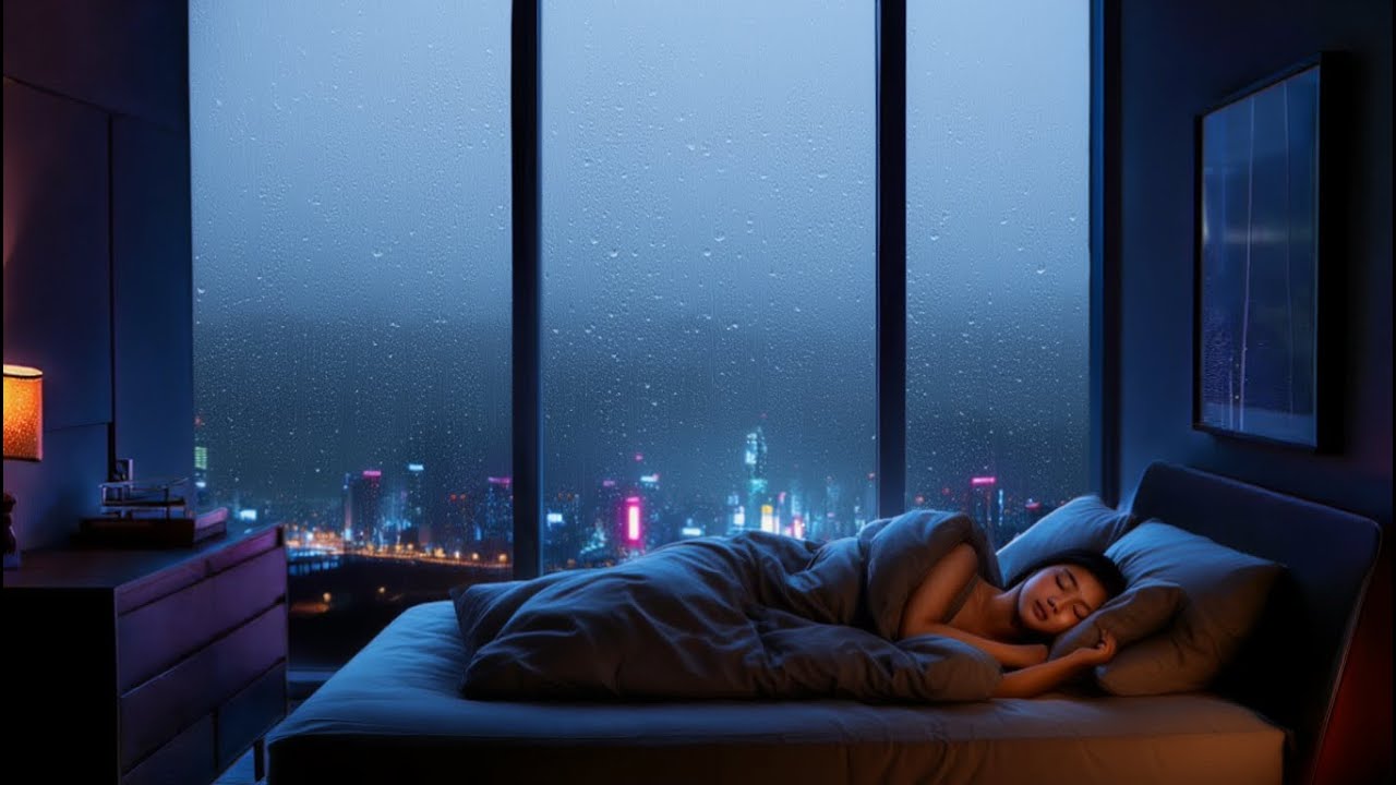 Rain & Thunder Sounds for Deep Sleep 🌧️ Cozy Night Ambience