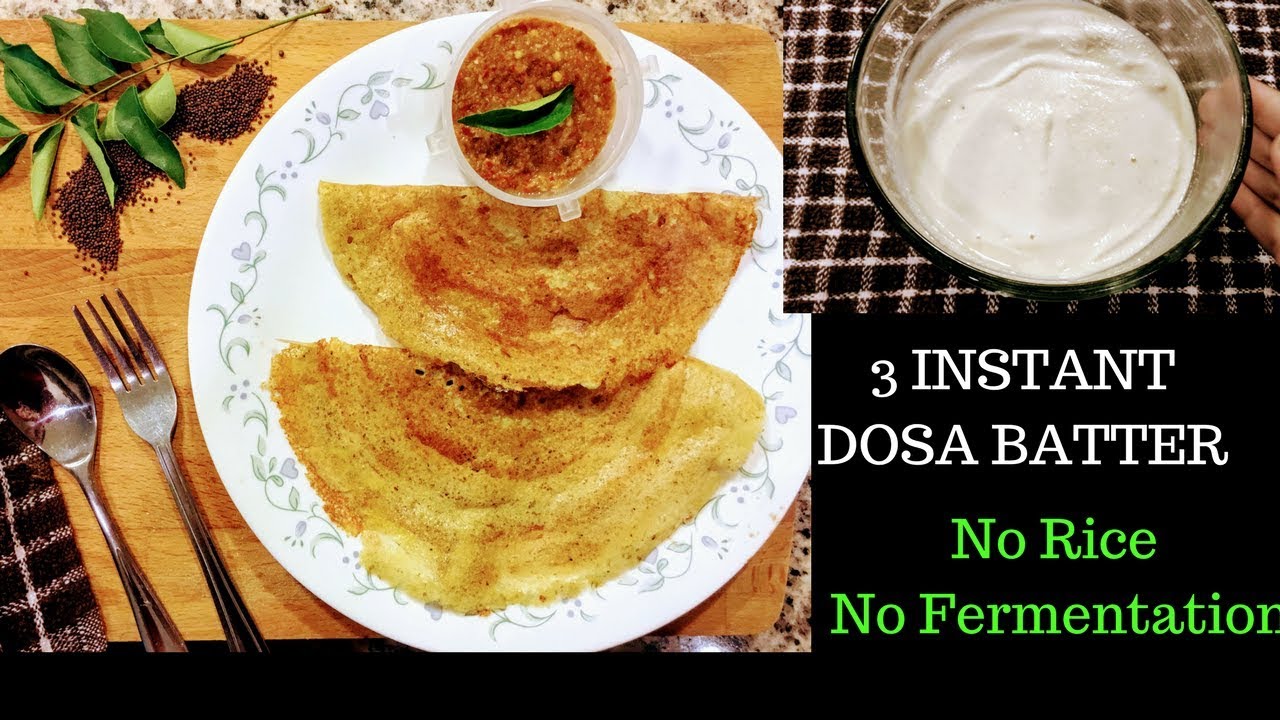 3 ( QUINOA/ RAGI/ MILLET) INSTANT GLUTEN FREE DOSA /CREPE  l Reallife Realhome