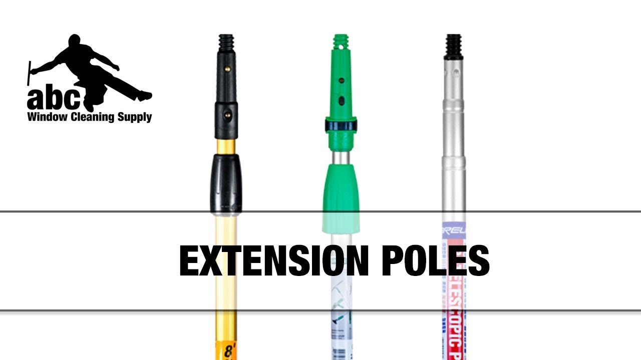 Extension Poles for Window Cleaning