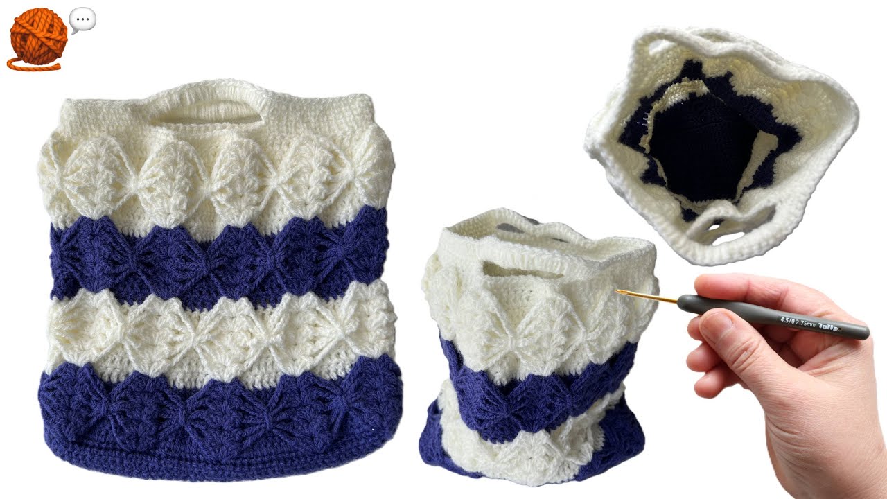 Küçük el çantası (3. Bölüm) 🧶🦋🧿👜 Small bag for all kinds of uses #Örgü&Sohbet