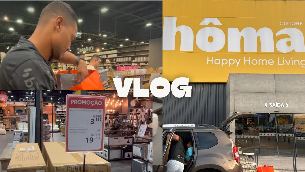 VLOG: Você precisa conhecer a loja HÔMA em Leiria Portugal🇵🇹Parte 1