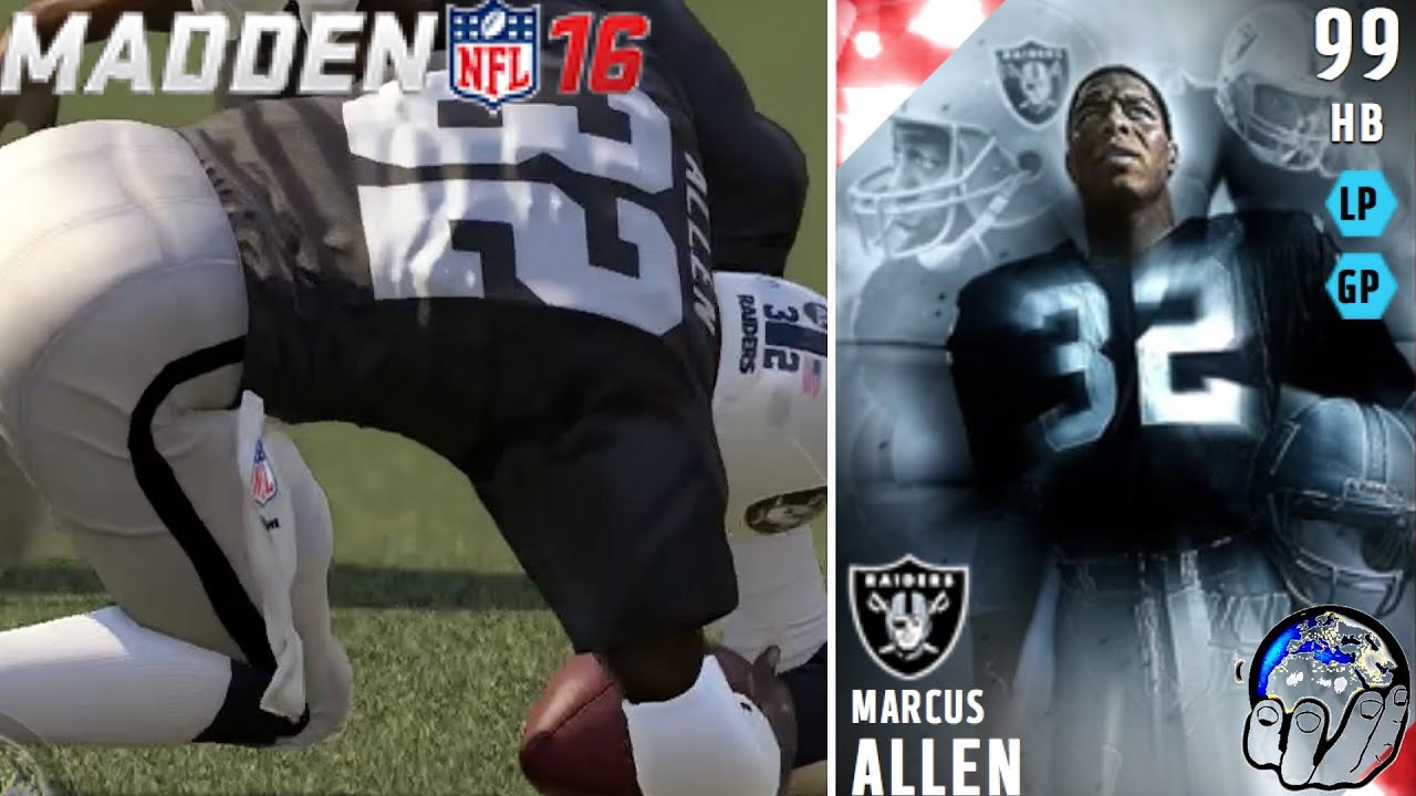 99 MARCUS ALLEN GETS SHUT DOWN! Madden 16 Ultimate Team | MUT 16 Gameplay
