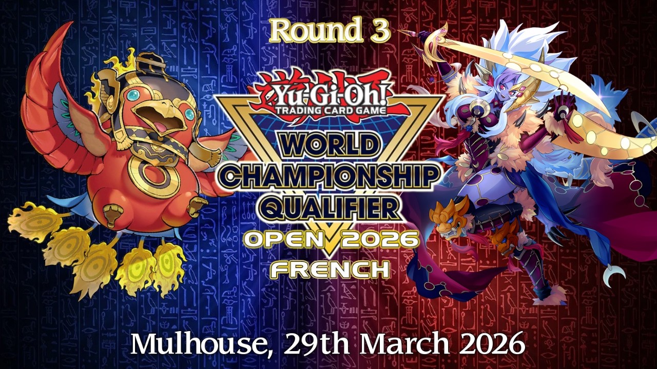 WCQ OPEN MULHOUSE │ Jurrac Fire King VS Lunalight │ Round 3 Yu-Gi-Oh! March 2026