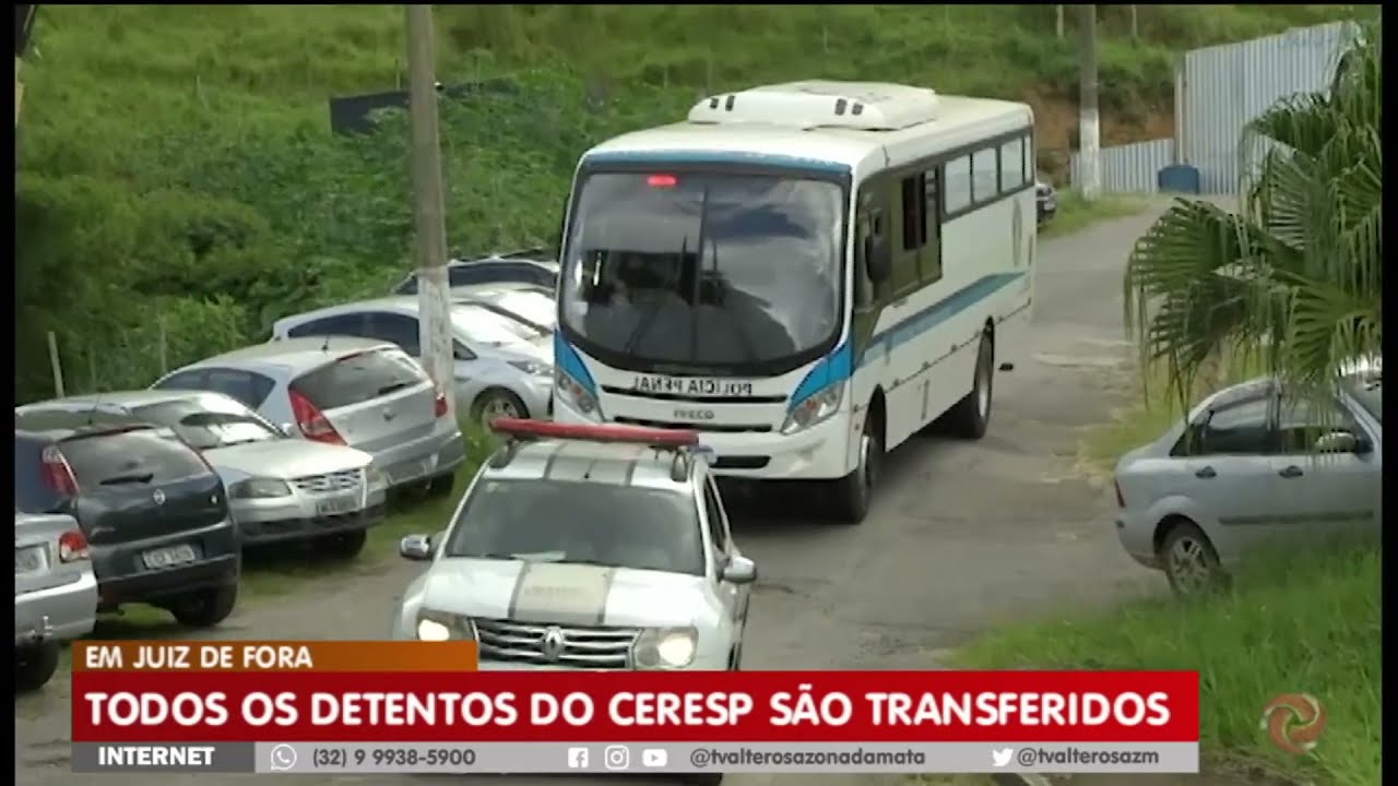 Detentos são retirados do CERESP em Juiz de Fora
